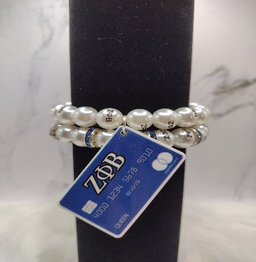 Zeta Credit Card Stretch Bracelet