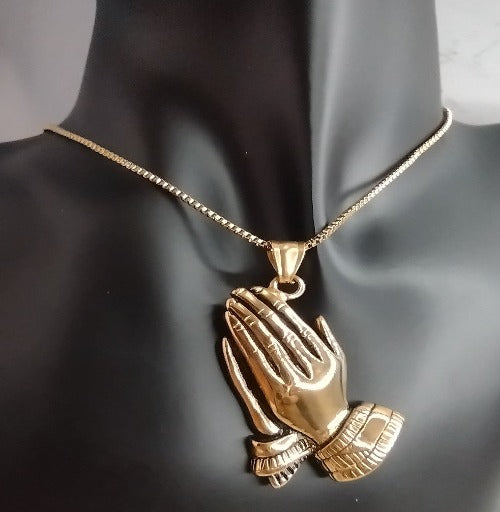 Praying Hands Necklace