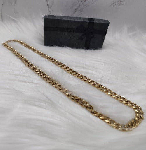 Stainless Steel 18k Plated Choker Cuban Necklace 💫