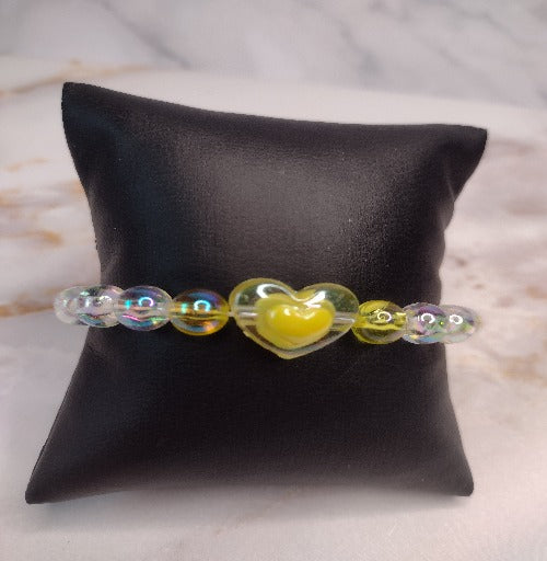 Kids HEART Stretch Bracelet