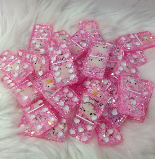 Hello Kitty Domino Delight (professional size dominos/Made to order)