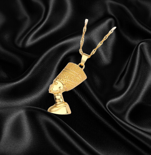 Nefertiti Gold Plated Necklace